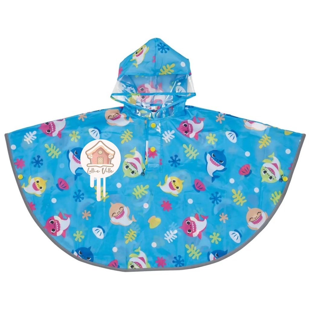 Jual Baby Shark Raincoat for Height 80 100cm Shopee Indonesia