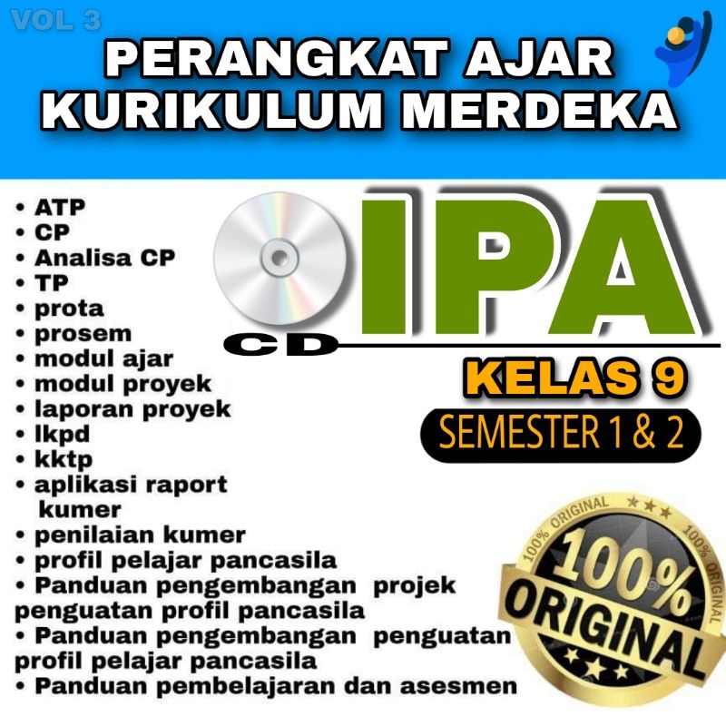 Jual PERANGKAT AJAR IPA KELAS 9 SMP KURIKULUM MERDEKA BELAJAR | Modul ...