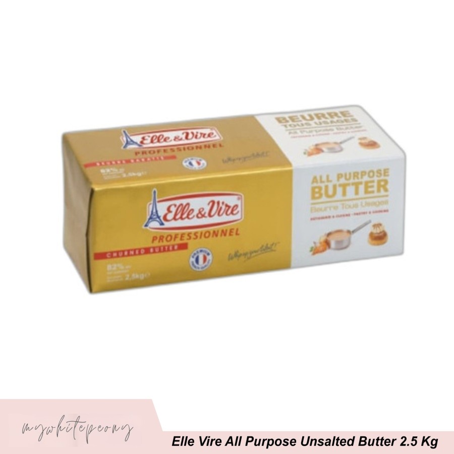 Jual Unsalted Butter Elle & Vire all purpose Repack 500 gram | Shopee ...