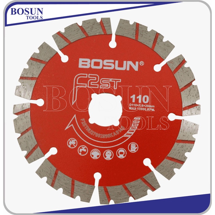 Jual Bosun Diamond Wheel Cutting Stone Segmented Inch Original