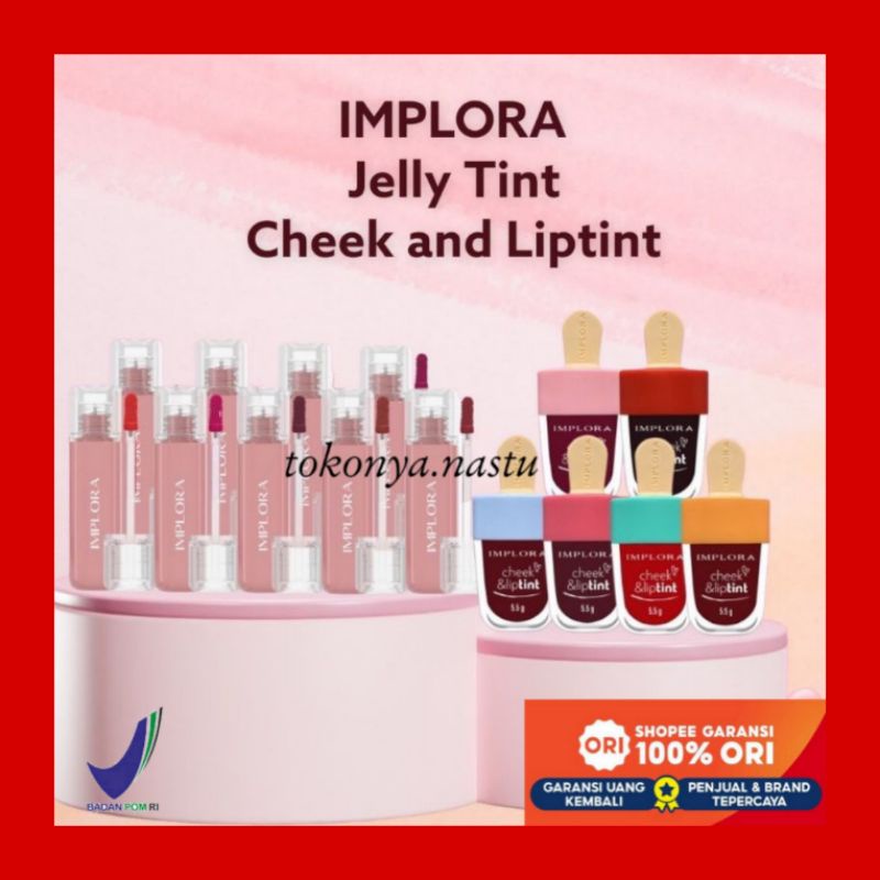 Jual Implora Jelly Tint | Implora Cheek & Liptint | Shopee Indonesia