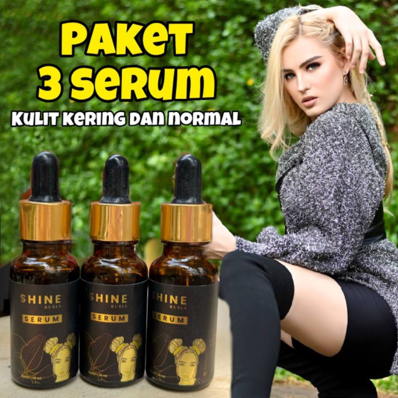 Jual 3 Paket Shine Rusia Serum Dna Salmon Bpom Special Anti Aging Untuk