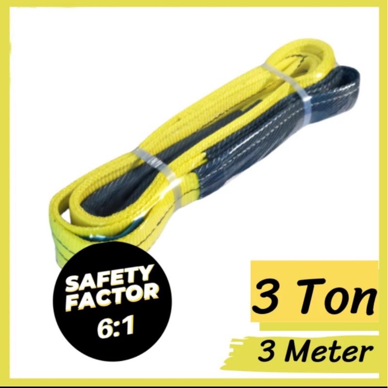 Jual bing Sling Eye and Eye ( double play ) webbing Sling 3 Ton x 3