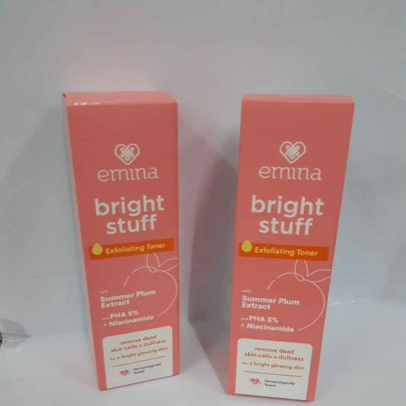 Jual emina bright stuff exfoliating toner Shopee Indonesia