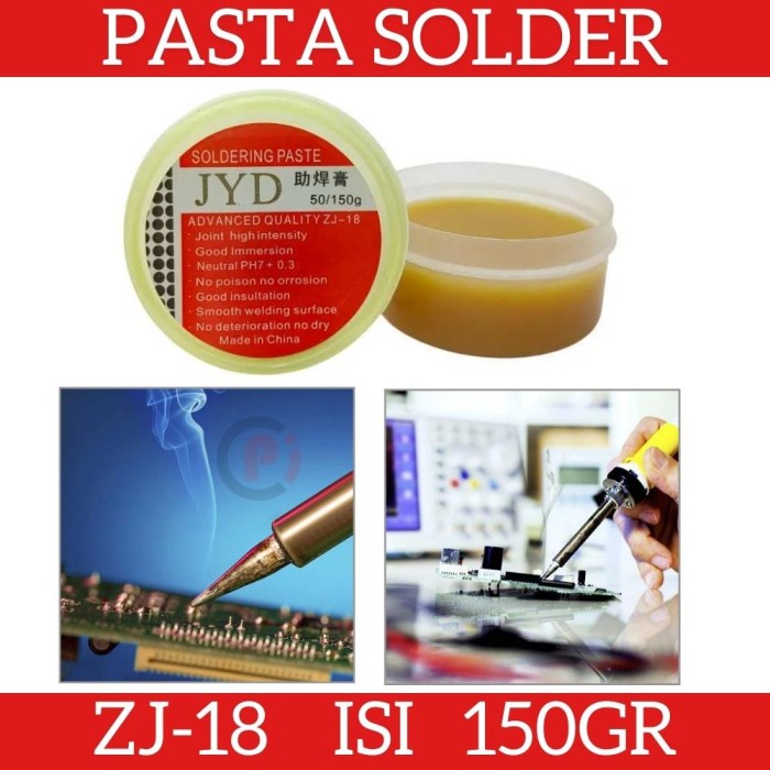 Jual Original ZJ18 Flux Pasta Minyak Solder Soldering Paste Isi 150gr