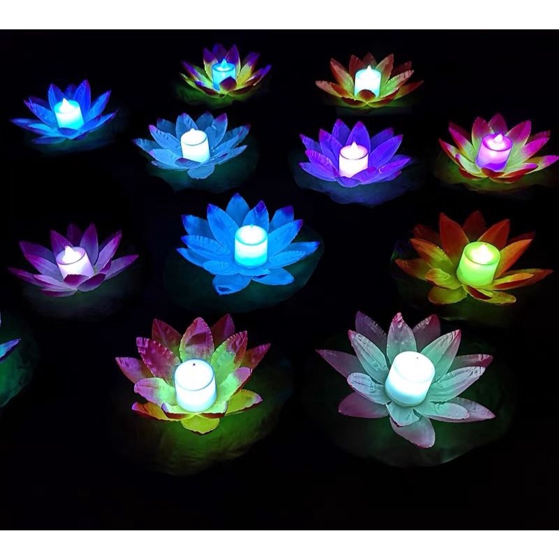 Jual PartyHouse.Medan Led Bunga Lotus / Teratai untuk Dekorasi Taman ...