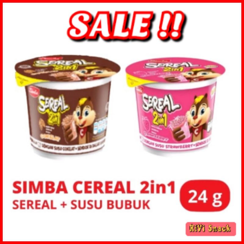 Jual [PROMO] SIMBA SEREAL COKLAT STRAWBERRY 2in1 CUP/SEREAL CUP/HAMPERS ...