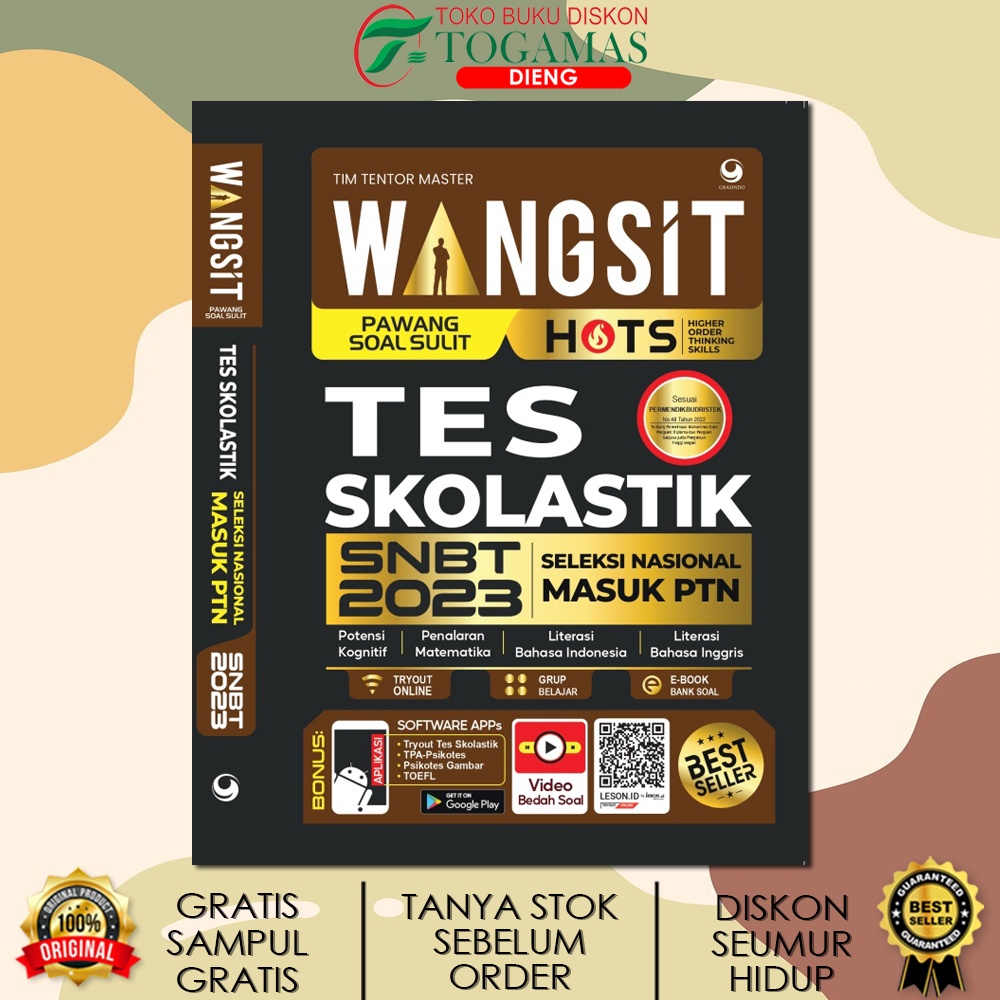 Jual WANGSIT PAWANG SOAL SULIT HOTS TES SKOLASTIK SNBT KARYA TIM TENTOR MASTER Shopee