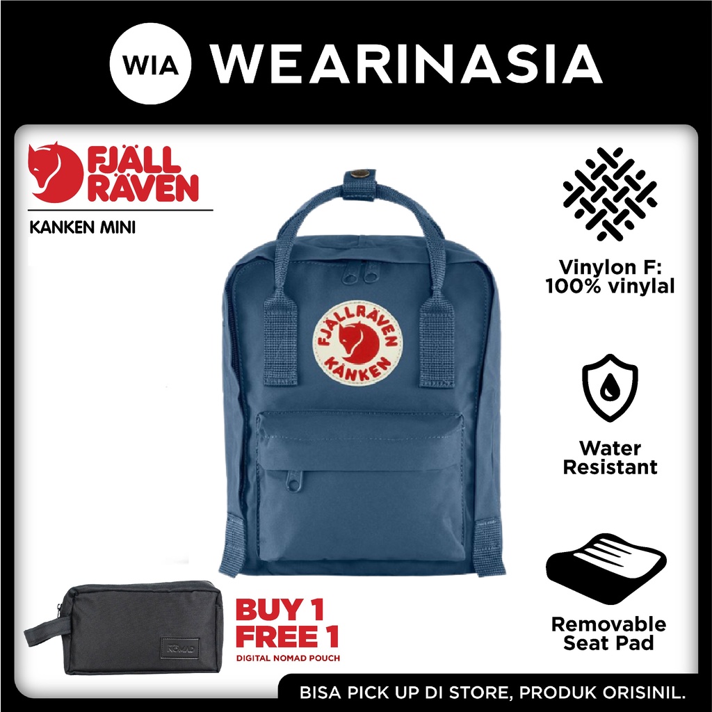 Jual Tas Ransel Fjallraven Kanken Mini Original Dark Colours