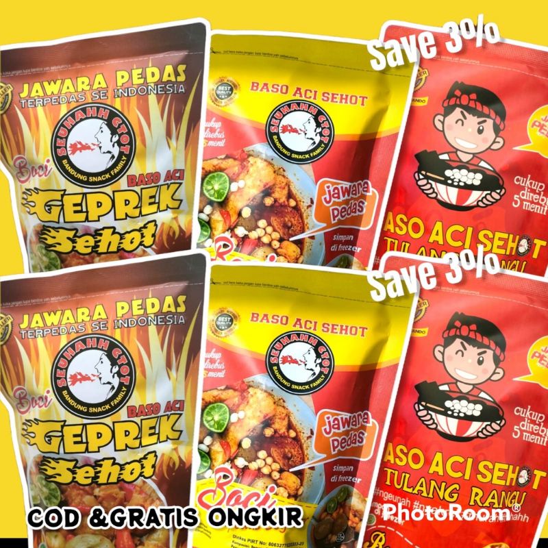 Jual Best Seller Baso Aci Boci Sehot Jawara Original Geprek Tulang