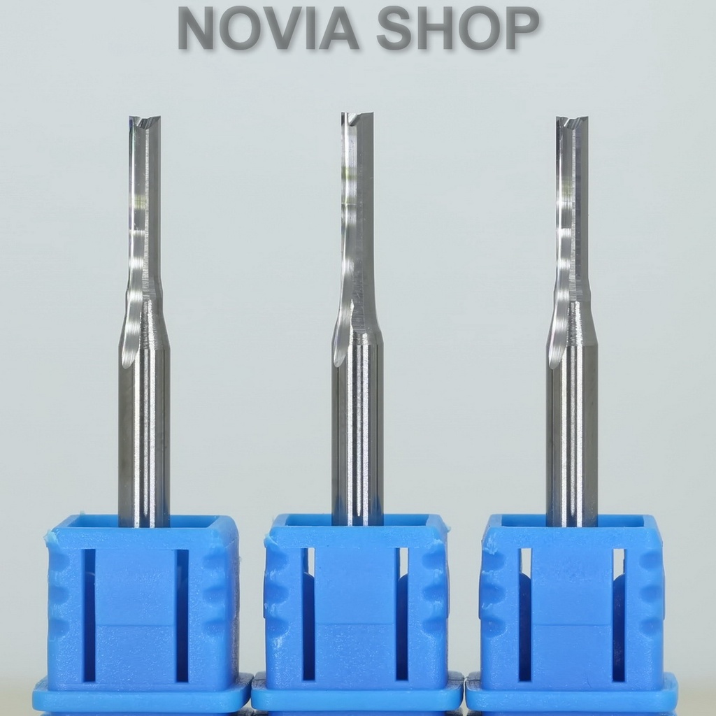 Jual Mata Router Bits Kayu MDF ACP 2F Lurus Double Edge Straight 1mm ...