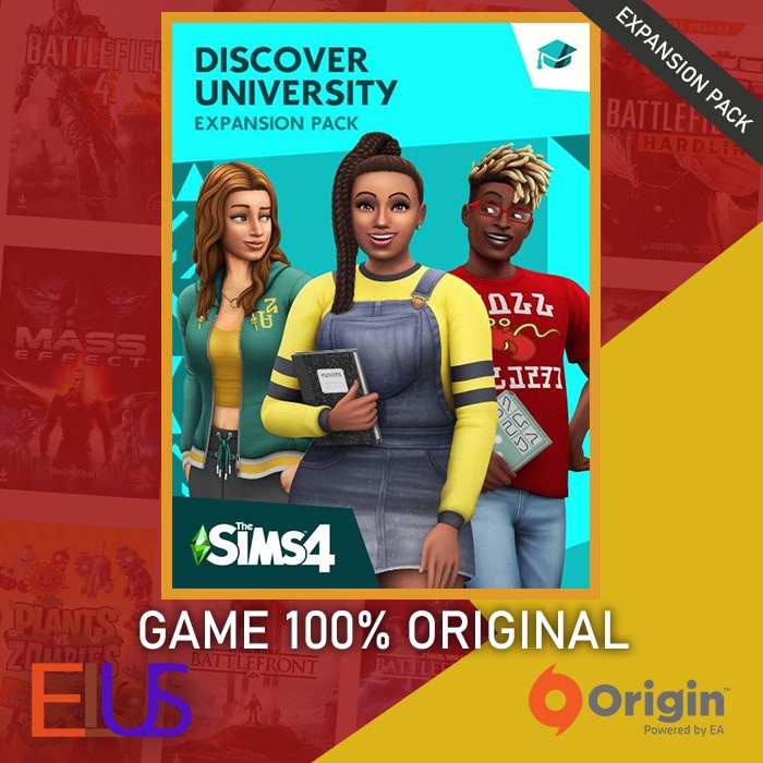 Jual The Sims 4 Discover University Origin Expansion Pack Pc Mac