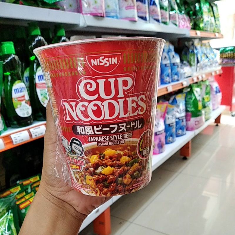 Jual Nissin Cup Noodle Kaldu Sapi Ala Jepang 66g Shopee Indonesia