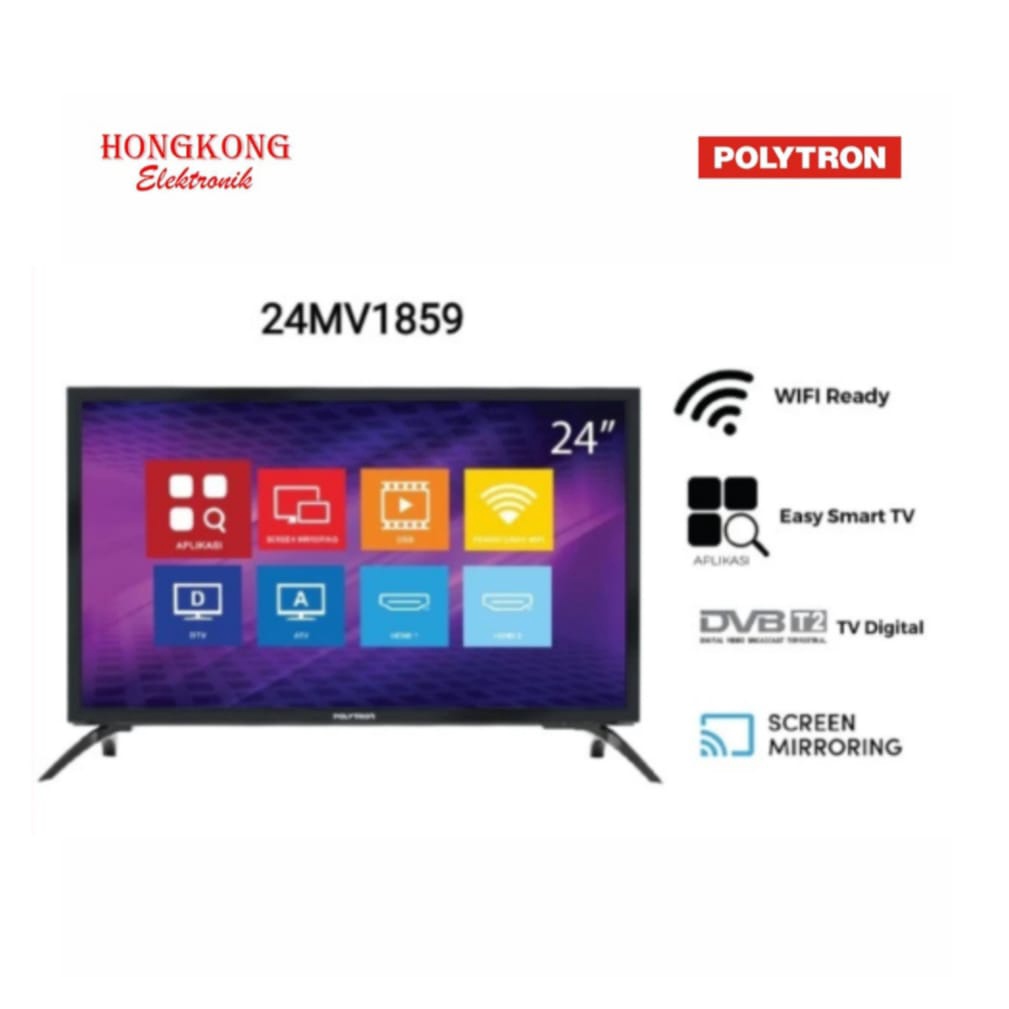 Jual Polytron Led Digital Tv Inch Pld Mv Digital Youtube