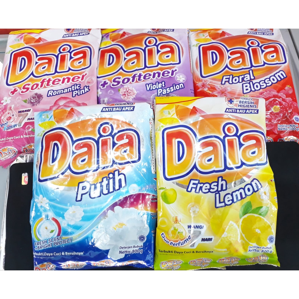 Jual DAIA POWDER DETERGENT 800gr | Shopee Indonesia