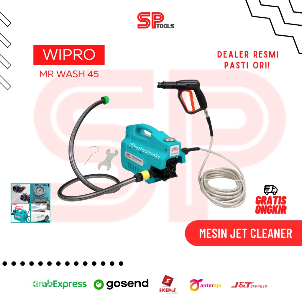 Jual Mesin Steam Stim Jet Cleaner Cuci Mobil Motor Brushless Mr Wash Wipro Shopee