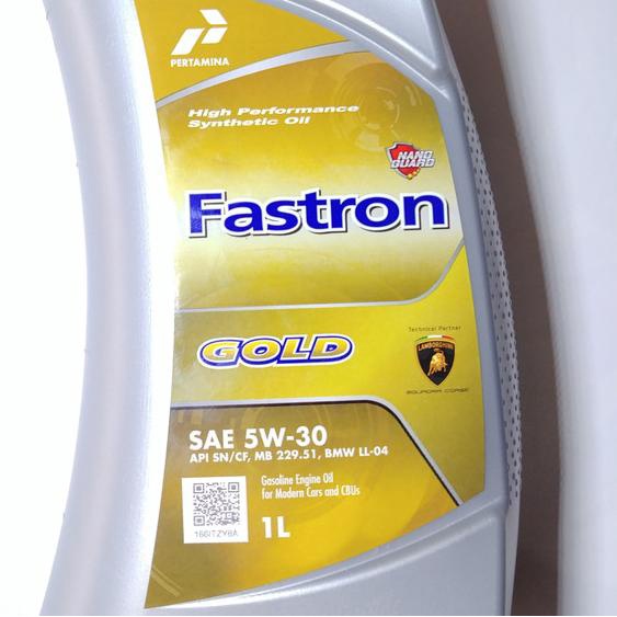 Jual Oli Mesin Mobil Motor Fastron Gold 5W-30 (1 Liter) | Shopee Indonesia