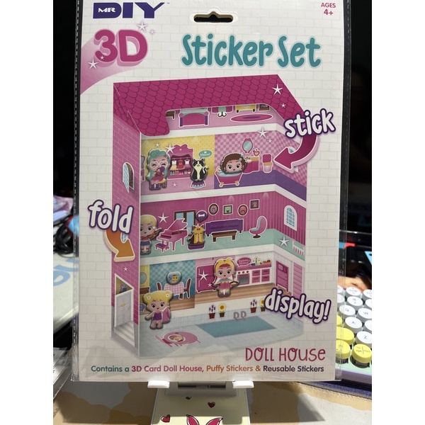 Jual mr diy - 3d sticker set - doll house | Shopee Indonesia
