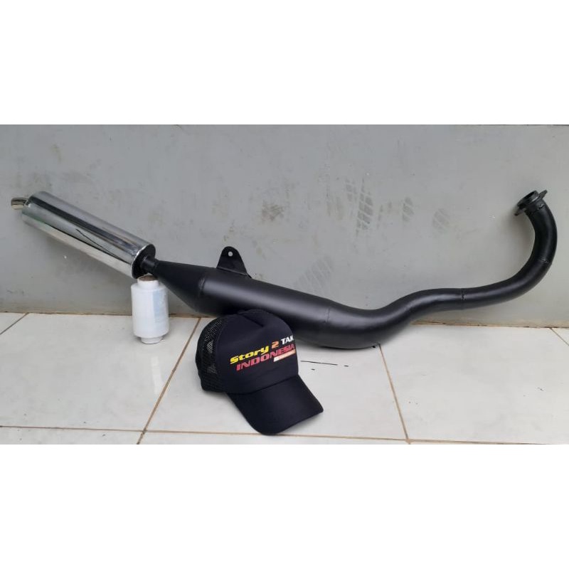 Jual Kenalpot Knalpot Standar Racing spek PRO untuk RXZ, RZR 135cc ...