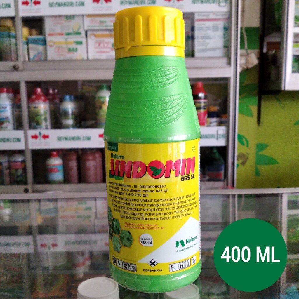 Jual Lindomin 865SL Herbisida Sistemik Pembasmi Rumput 400ml | Shopee ...