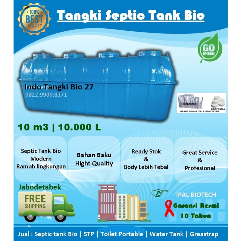 Jual Septic tank biotech 10000 Liter, septic tank bio | Shopee Indonesia