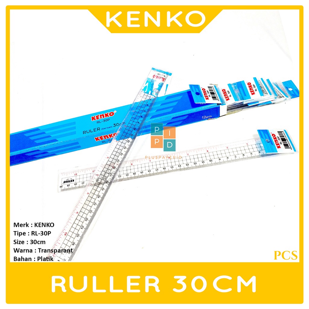 Jual KENKO - Penggaris Besar Ukuran 30 cm - Pcs | Shopee Indonesia