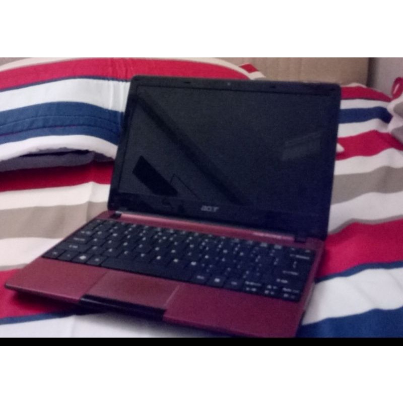 Jual Notebook Acer Aspire One Merah Maroon Shopee Indonesia