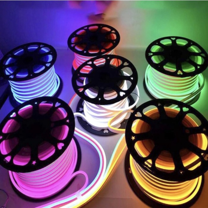 Jual Lampu Led Strip Neon Flex 220V 1 Rol 50 Meter 50M | Shopee Indonesia