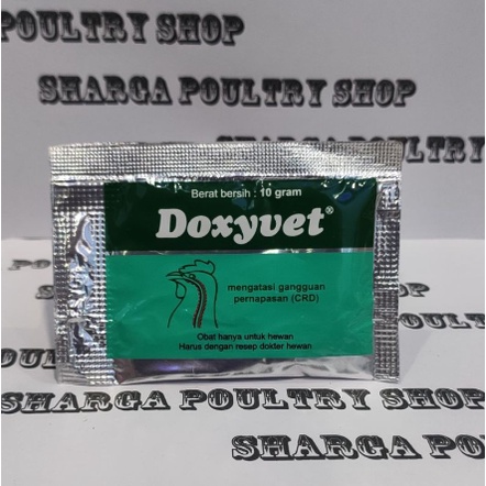 Jual DOXYVET 10 gr obat gangguan pernapasan unggas | Shopee Indonesia