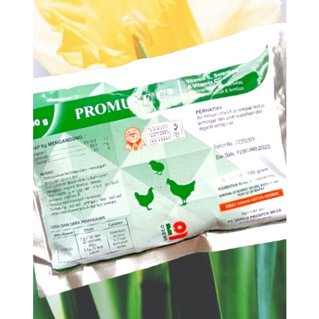 Jual Vitamin E Selenium PROMUNE C untuk ternak Unggas Ayam petelur