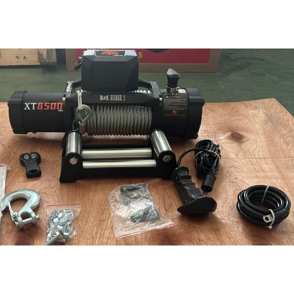 Jual Black Horse Gen 2 Winch 8.500 lbs Sling Baja. Offroad 4x4 12V ...