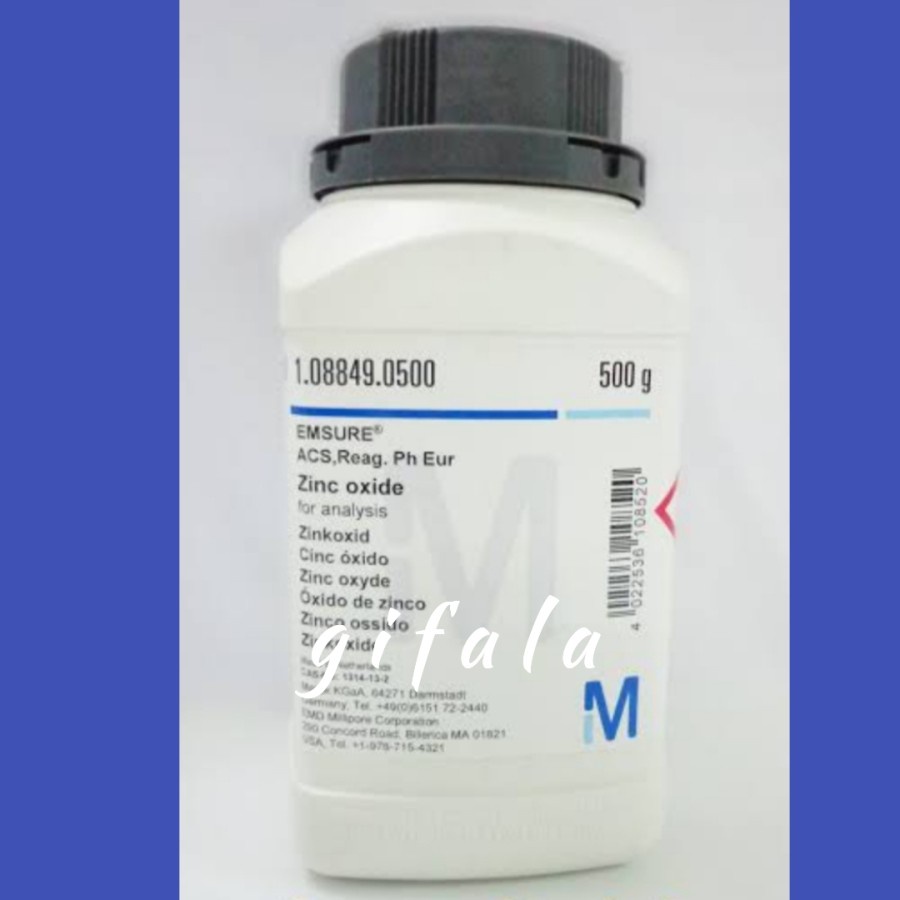 Jual Zinc Oxide/Seng Oksida/ZnO Merck for analisis 100 gram Shopee