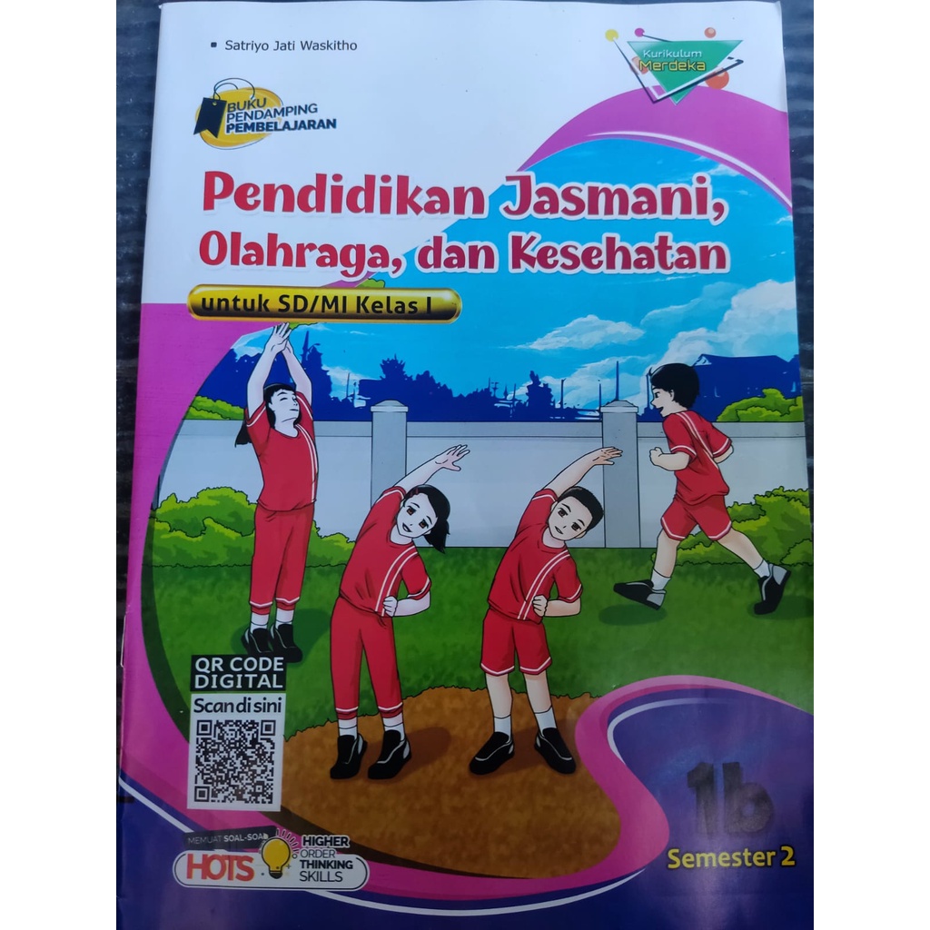 Jual Lks Penjasorkes Kelas Satu Kur Merdeka Sd Mi Smt Genap