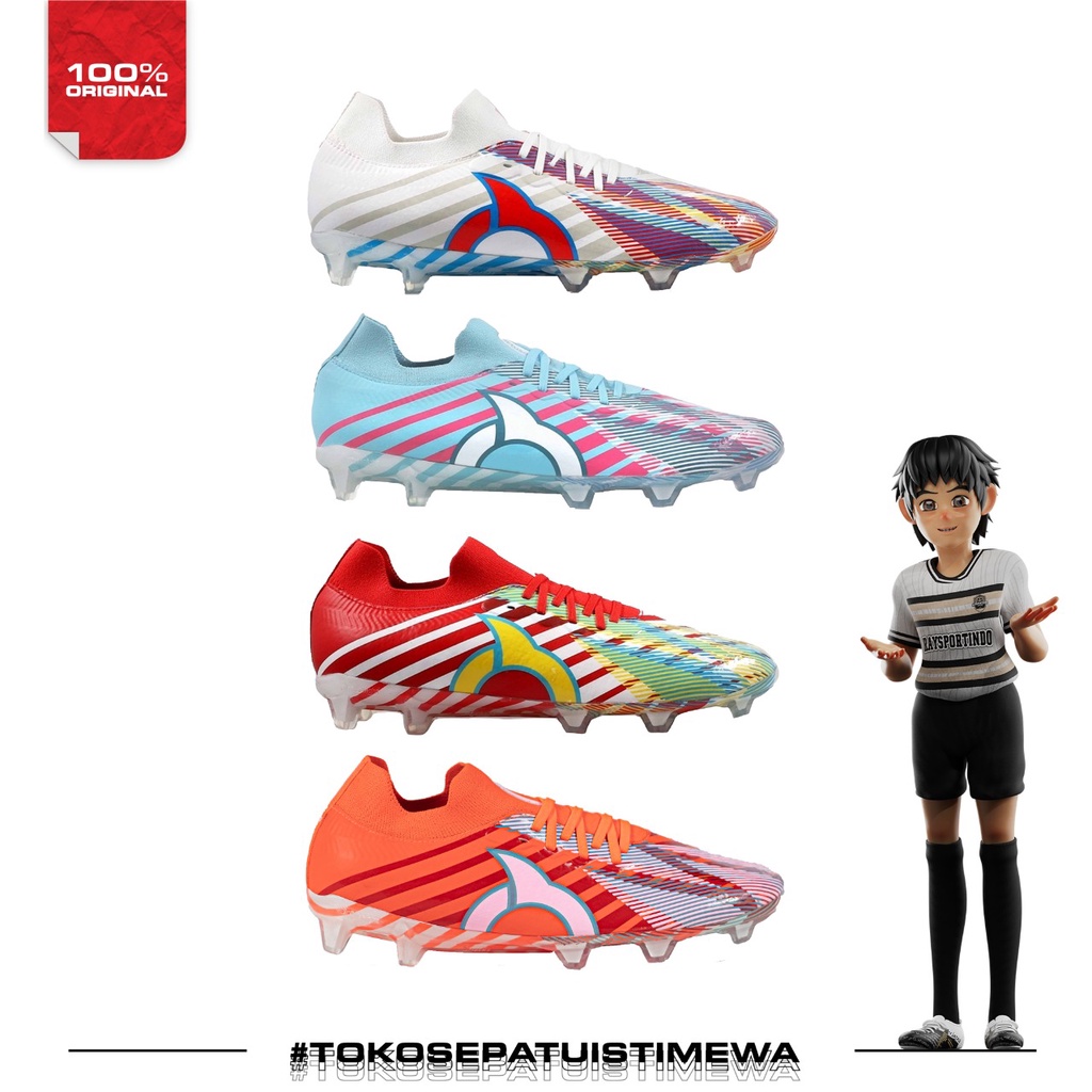Jual SEPATU SEPAKBOLA ORTUSEIGHT CATALYST GLITCH FG 4 WARNA | Shopee ...
