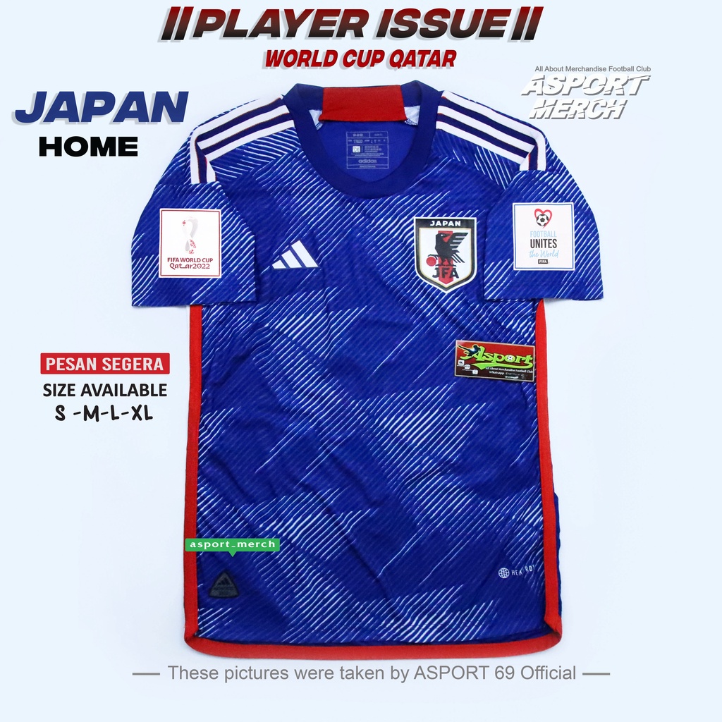Jual JAPAN HOME PLAYER ISSUE JERSEY BOLA JEPANG HOME 2022 2023 SOCCER