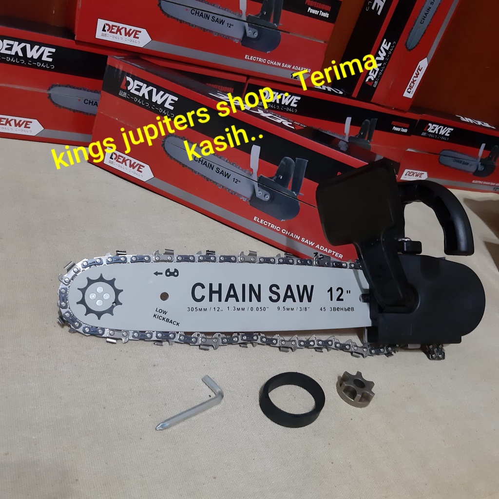 Jual Promo 2Pc Variabel Speed Grinda 4In Jld + Chain Saw Chainsaw ...
