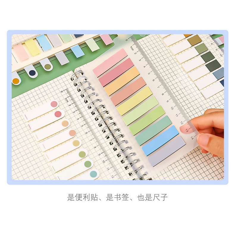 Jual Binder Ruler Divider Bookmark Penanda Halaman Buku Morandi ...