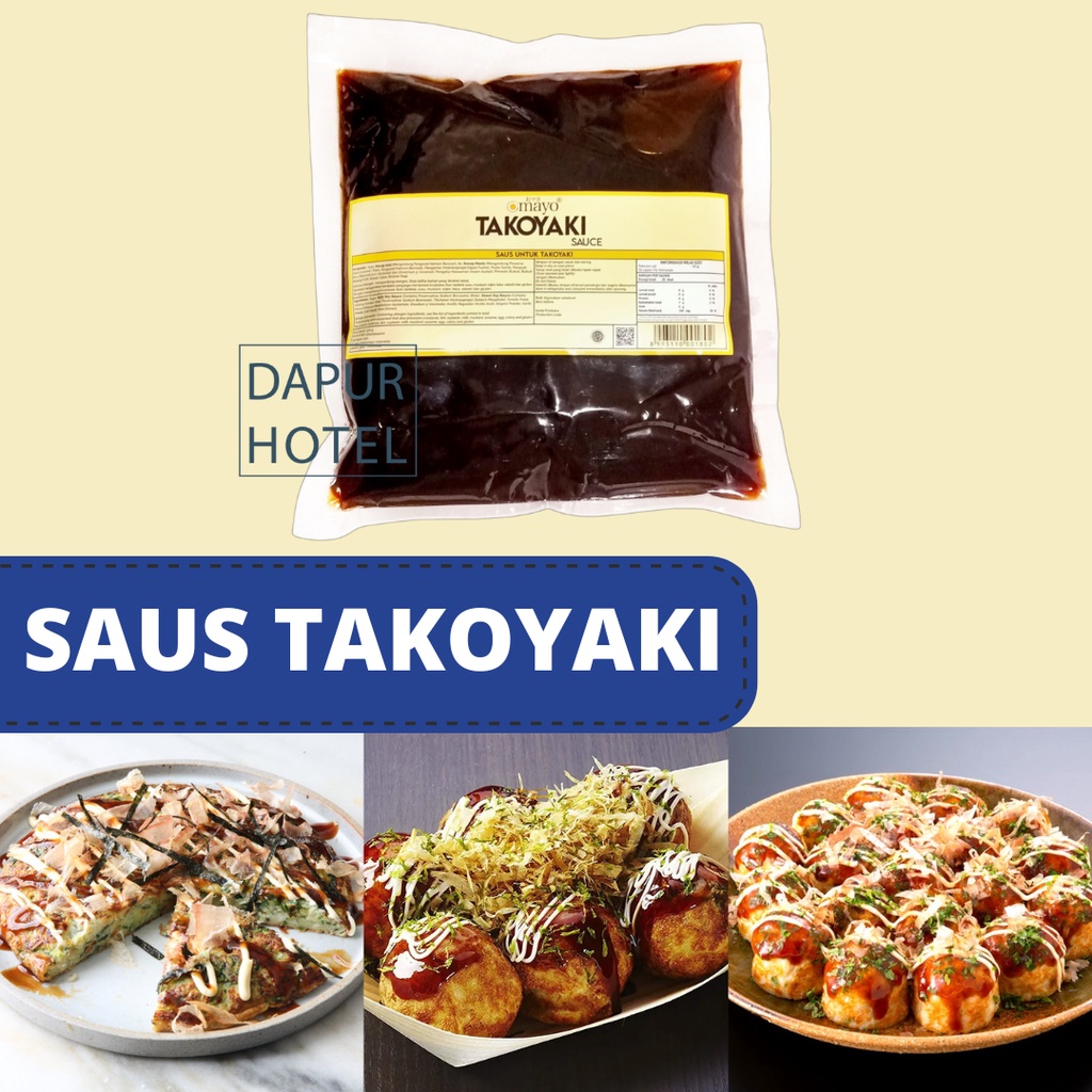 Jual TAKOYAKI SAUCE 500 g Hala /Saus Topping Takoyaki & Okonomiyaki