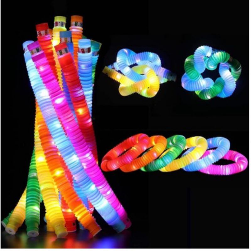 Jual Mainan Viral CEV Light Up Pop Tubes LED Pipes Mainan Lampu Stick ...