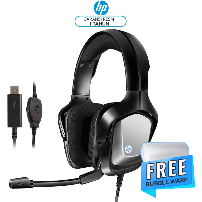 Jual HP H220GS 7.1 USB Headset Gaming with LED Shopee Indonesia