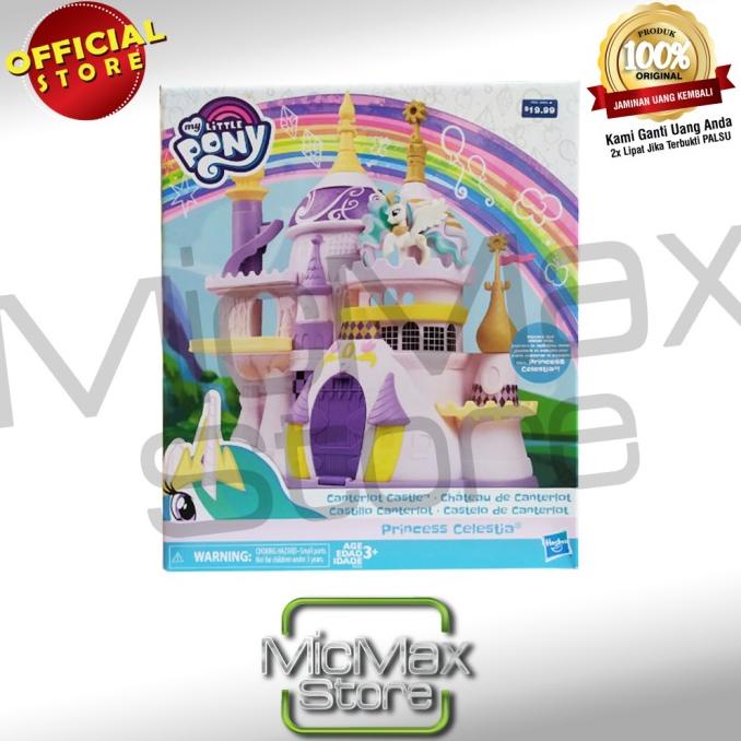 Jual My Little Pony Canterlot Castle Playset With Princess Celestia ...