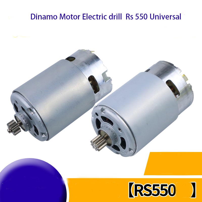 Jual Dinamo Motor DC 21V RS550 Hand Electric Drill Universal (550DX ...