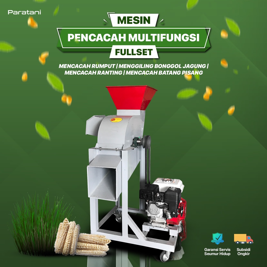 Jual Mesin Cacah Rumput Alat Pencacah Rumput Multifungsi Engine Tipe