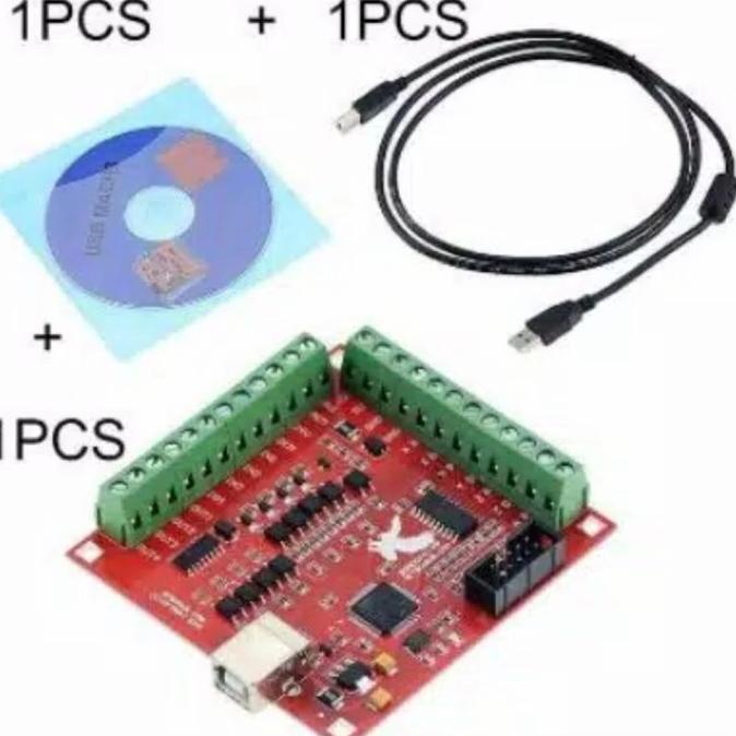 Jual BitSensor Mach3 Mach 3 Breakout 4 Axis CNC Controller USB 100 kHz ...