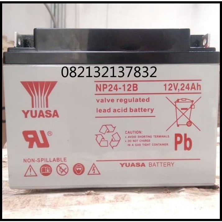 Jual Promo Aki Vrla / Aki Vrla Agm Yuasa 12V 24Ah | Shopee Indonesia