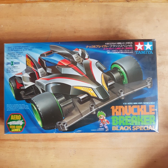 Tamiya Mini 4WD Knuckle Breaker Black Special 1:32 Con Motore - ART 19608