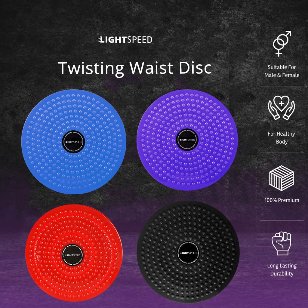 LIGHTSPEED WAIST TWISTING / TUMMY TWISTER / FIGURE TRIMMER / ALAT PEMBAKAR LEMAK PELANGSING TUBUH