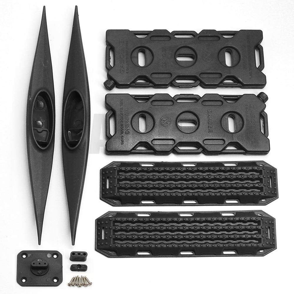 KEEDA Accessoire de voiture RC en plastique vert armée pour tambour à huile échelle 1/10 RC Crawler Truck Car Axial SCX10 Traxxas Trx4 Redcat Tamiya CC01 D90 D110 TF2 Pièces décoratives