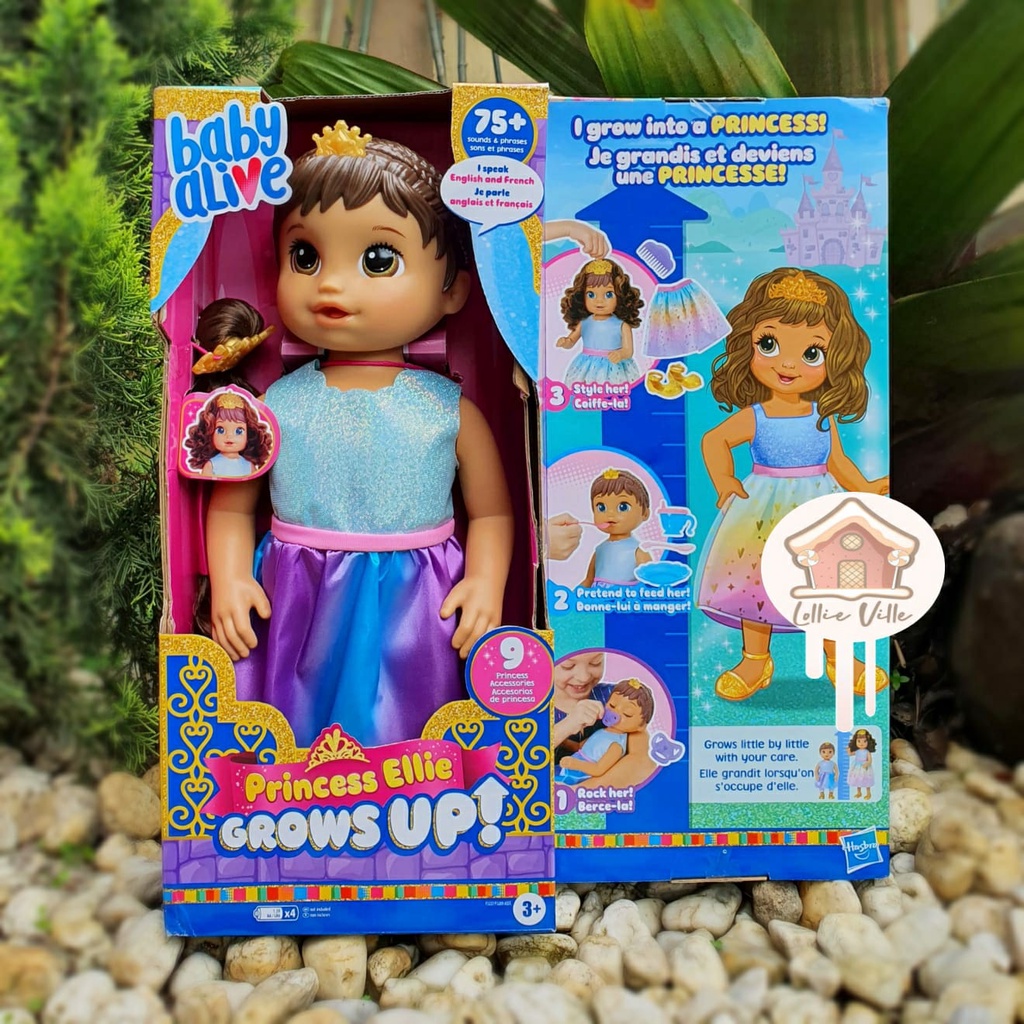 Jual Baby Alive Princess Ellie Grows Up Doll - Brown | Shopee Indonesia