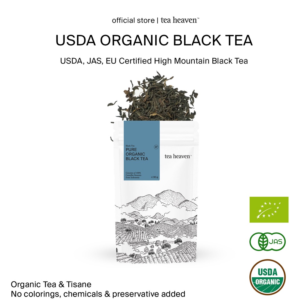 Jual Black Tea Organic Teh Hitam USDA Organik Premium Indonesian Tea